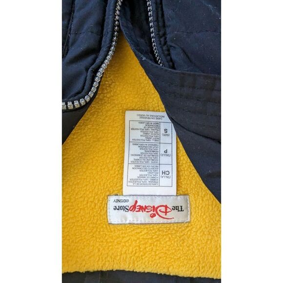 Vintage Disney Store Mickey Mouse Puffer Jacket Navy Size Small - Picture 2 of 6